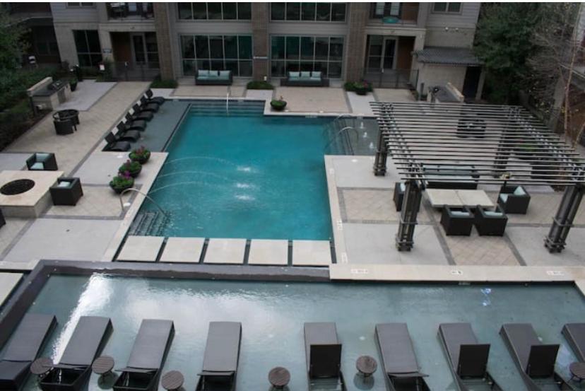 Апартаменти Luxury 1Br Downtown Х'юстон Екстер'єр фото